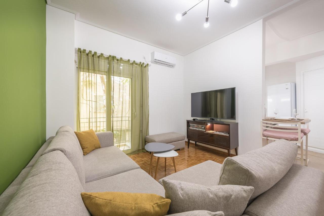 Stylish Luxury Apartment At Ampelokipi Metro Station Atena Exterior foto